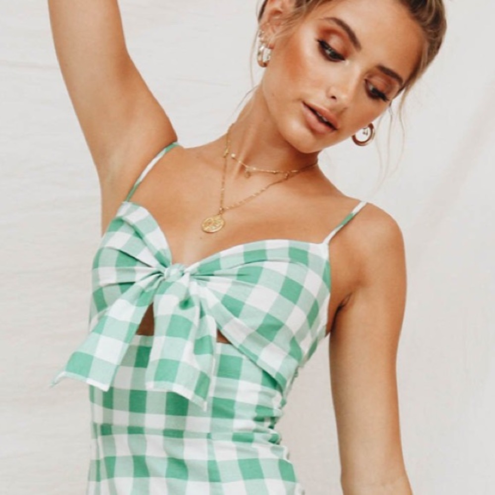 Tie Front Mini Dress